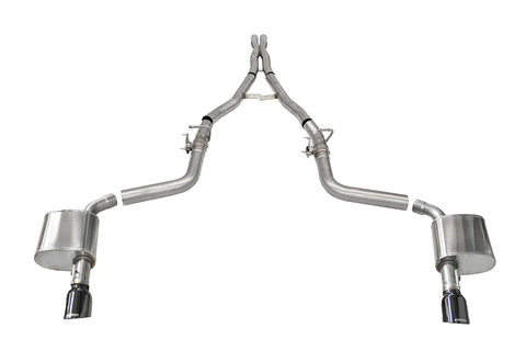 Corsa Xtreme Valved / 2.75 in Cat-Back Single 4.5 in Tips | 2015-22 Charger 6.4L 6.2L (21072)